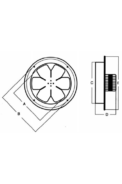 Modern Teknik 20cm Baca Aspiratörü