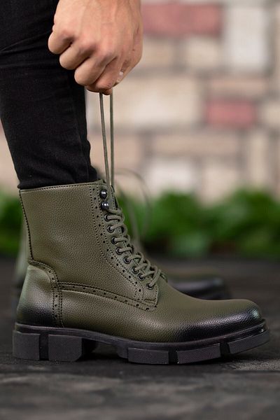 Riccon Khaki Men's Boots 0012730