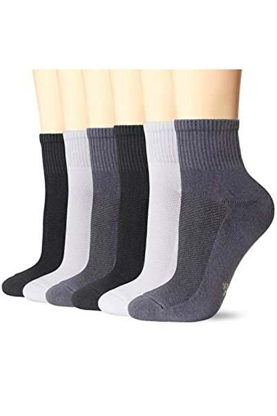 çorapmanya 6 Çift Extra Yumuşak Çok Renkli Unisex Bambu Çorap Dikişsiz Burun ...