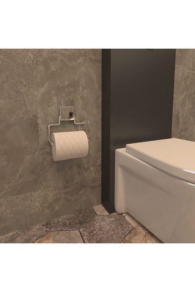 decorev Toilet Paper Holder Dc-4774 Chrome Without Cover