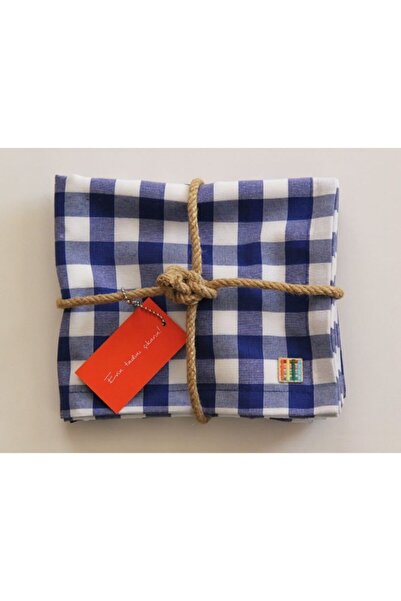 Çizgikare Μπλε καρό Runner (κάλυμμα σερβιρίσματος)