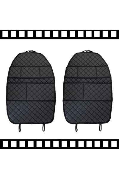 caraks Organizator pentru Renault Clio 2 Hb 1999-2008 - Spătar scaun din piele artificială 2 bucăți 019