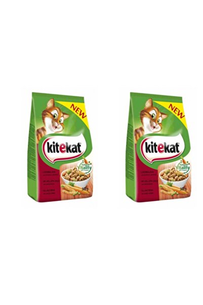 300 Gr Sığırlı Ve Sebzeli Kuru Tam Kedi Maması X2