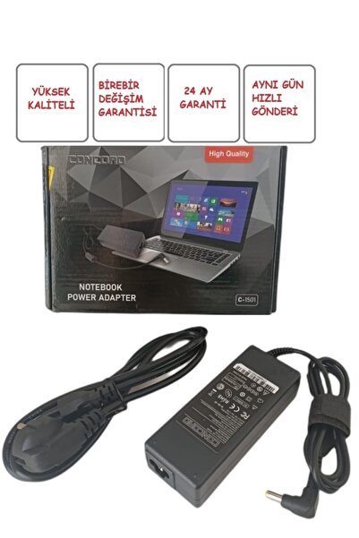 ACER Tüm Modeller Ile Uyumlu Laptop-notebook Şarj Aleti 19v 4.74a 5.5x1.7mm Uç