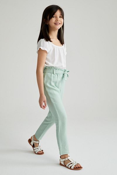DeFacto Girls Paperbag Fit Woven Pants