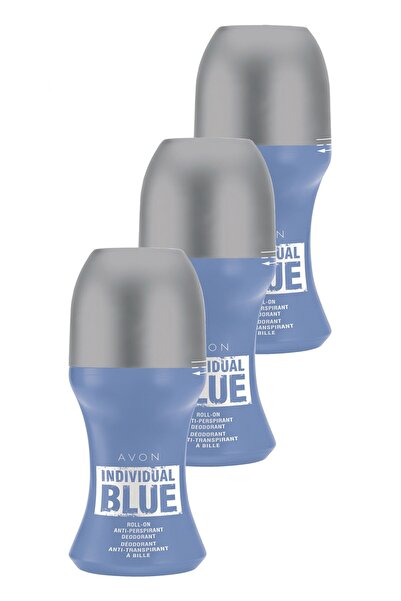 AVON Individual Blue Rolon 50 Ml - 3 Adet