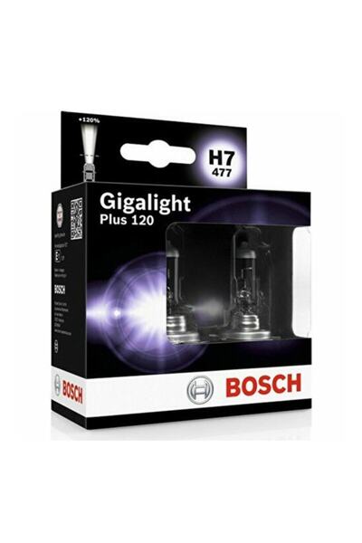 Bosch Gigalight Plus 120 H7 Ampül 2'li Set
