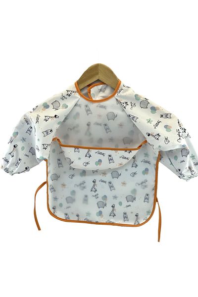 Baby&Me Baby Me Long Sleeve Activity Apron with Tank
