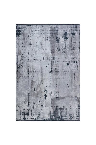 GÜMÜŞSUYU Deco Milano 12254 100x200 Gri Doğal Iplik Antitoz Yıkanabilir Pamuk Dekoratif Mutfak Salon Halıları