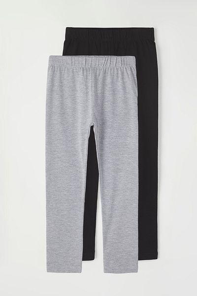 TRENDYOLKIDS Schwarz-graue, einfarbige Strickstrumpfhose TKDSS25TA00007