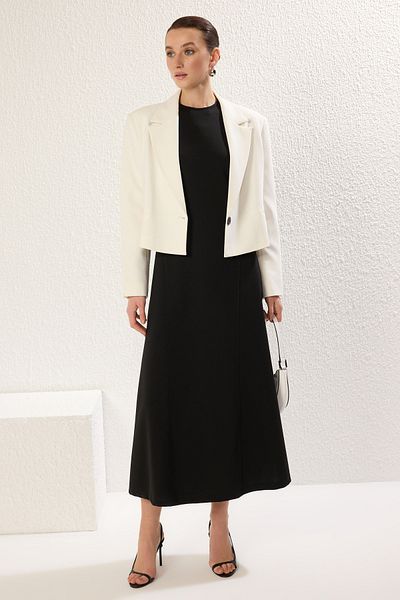 Trendyol Modest Schwarzes gestricktes Unterwäsche-/Futterkleid TCTSS25EB00045