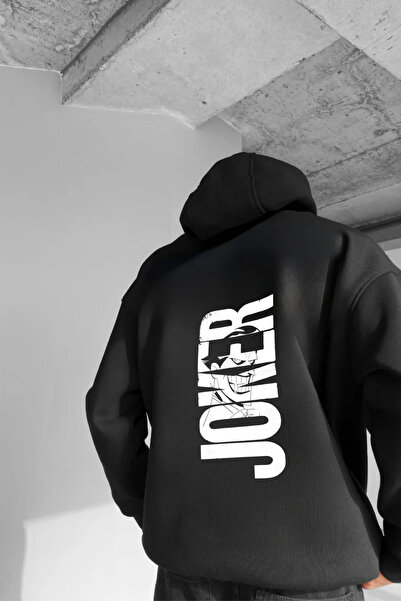 Wish BF με κουκούλα Τζόκερ με τύπωμα Φούτερ