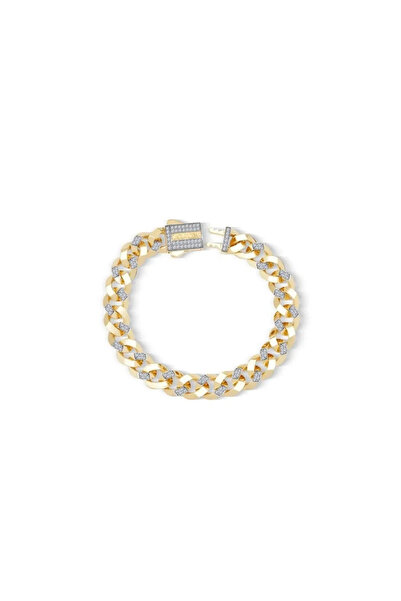 Ema Jewellery Altın 9 mm Taşlı Gurmet Bileklik