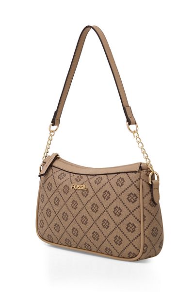 Fossil Γυναικεία τσάντα ώμου Tram Mink 05FS22Y277