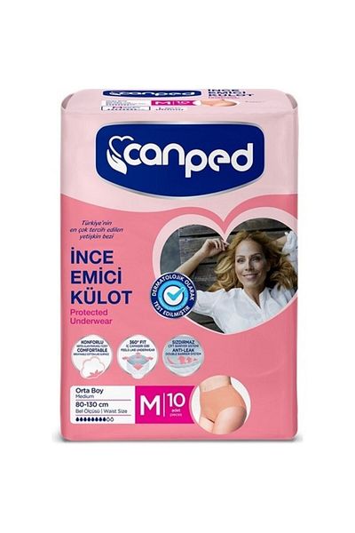 Canped M 30's Thin Absorbent Panties - 5414874013250