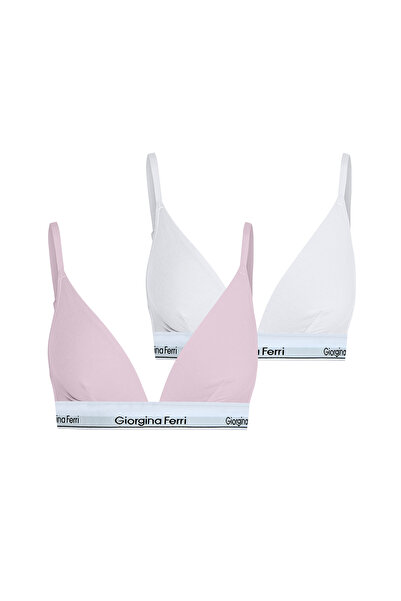 GIORGINA FERRI Box of 2 for Daily Use - Triangle Bralet Isabelle with Elastic Band