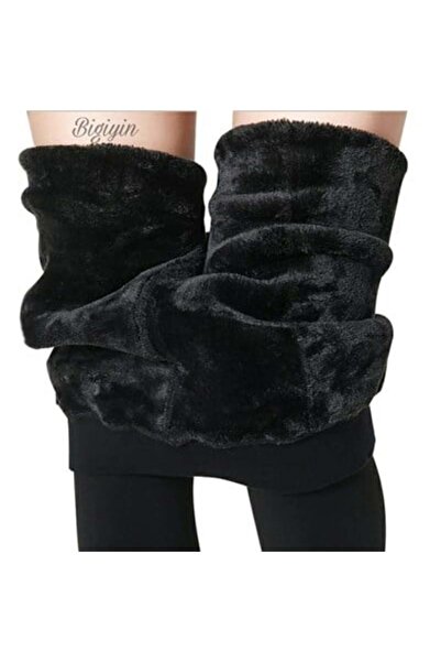 LaRosa Lingerie Larosa Termalno Pliš čarape crne