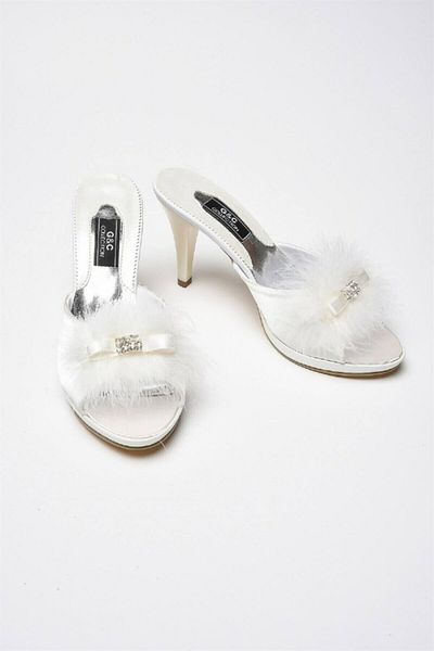 GC Ecru Women's House Slippers - 175 Model