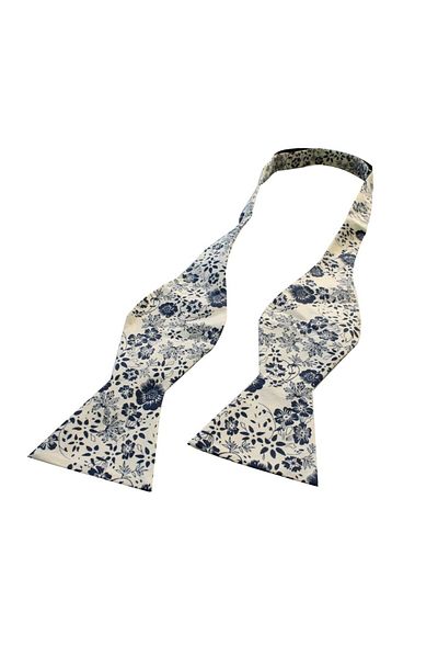 COOLMENCLUB Light Cream Bow Tie