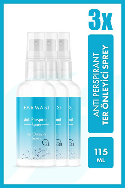 Farmasi 3'Lü Anti Perspirant Ter Önleyici Sprey 115 Mll