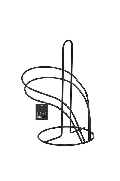 Edora Home Black Matte Swan Roll - Θήκη για πετσέτες και χαρτοπετσέτα Κουζίνα Μπάνιο Παιδικό Υπνοδωμάτιο Αξεσουάρ