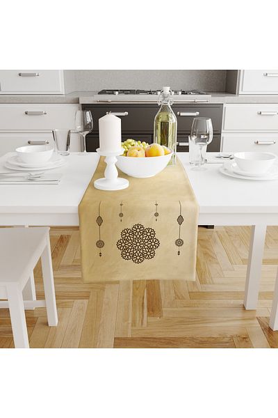 Filamente Ramadan Runner / Ramadan Pattern / Rezistent la pete - Tesatura Micropetek lavabila 140x40