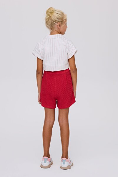 Beverly Hills Polo Club BG Store Kız Çocuk Kırmızı Şort