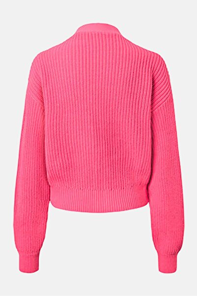 Tchibo Women Button Front Knitted Cardigan, Pink