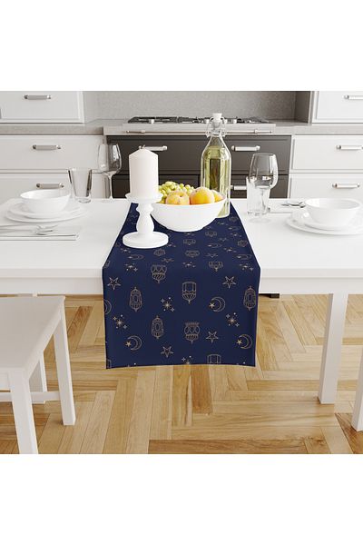 Filamente Ramadan Runner / Ramadan Pattern / Stain Resistant - Washable Micropetek Fabric 140x40