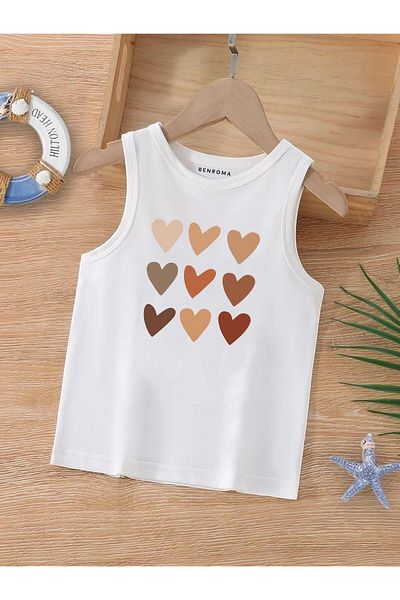 BENROMA 1 tricou este un cadou pentru achiziții de 6 și mai sus în coș - Tricou fără mâneci pentru copii cu imprimeu cu personaje de desene animate