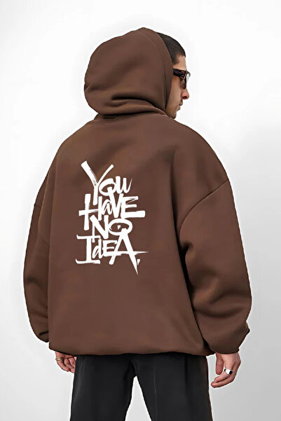 Wish BF cu glugă No Idea cu imprimeu Hanorac cu glugă