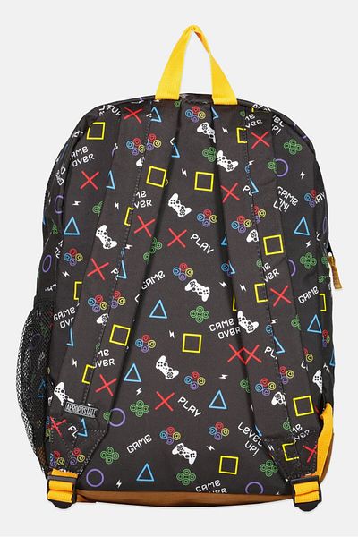 Aeropostale Women Brand Logo Backpack 42 H x 29 L x 12 W cm, Black Combo
