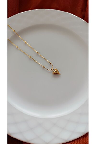 karan jewel قلادة قلب من الفولاذ