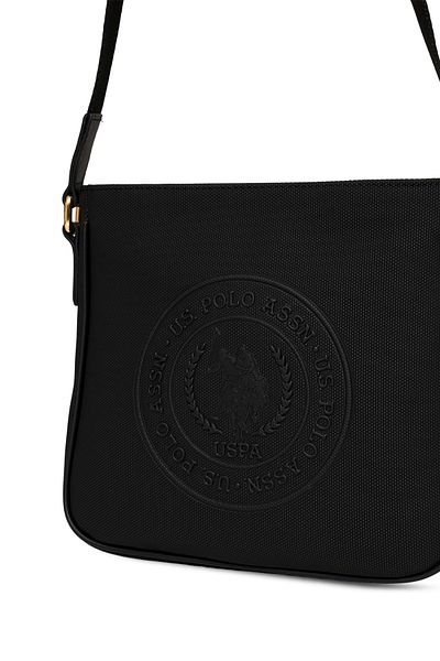 U.S. Polo Assn. Us25265 Geantă Messenger Model Neagră pentru Damă