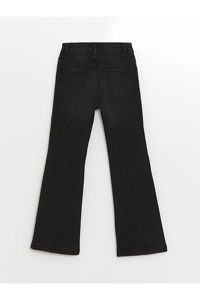 LC Waikiki Girl's Jeans Pants with Adjustable Elastic Waist