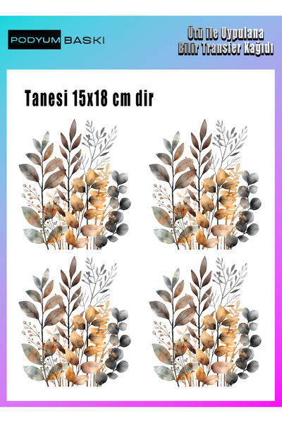 podyum baskı Ütü Ile Tekstil Baskısı 4lÜ Supla - Amerikan servis Baskı Seti