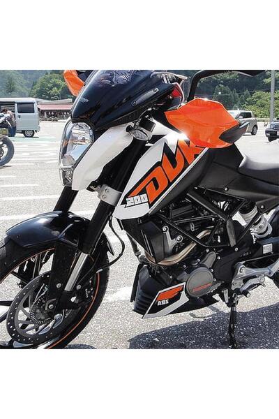 Motiker KTM DUKE 200 Sağ ve Sol Grenaj Takım Orjinal Sticker Etiket Modeli Be...