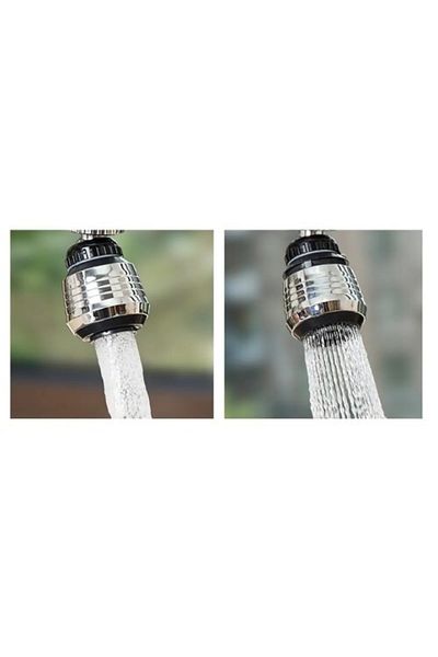 SARFEX 360 Degree Rotatable Saving Faucet Extension - Kitchen Bathroom Sink Head