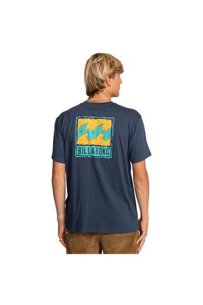 BİLLABONG STAMP TEES TRICOU ALBASTRU PENTRU BĂRBAȚI TRICOU BĂRBAȚI EBYZT00145