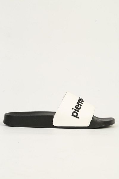 Pierre Cardin Мъжки чехли в черно и бяло PC-7435