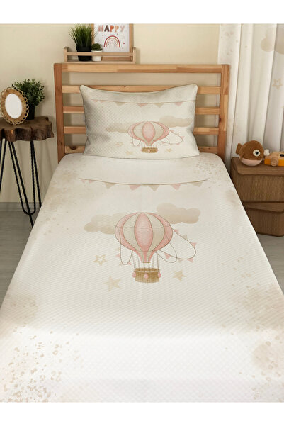 milroma طقم بيكيه مفرد مطبوع ومزخرف للأطفال والرضع مقاس 160x220 سم