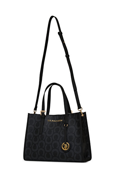 U.S. Polo Assn. Women's Black Shoulder Bag Us25163