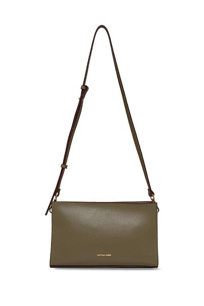 U.S. Polo Assn. Women's Messenger Bag - Khaki Us25185