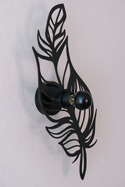 Siyempi "Zarif Tüy" 2m Anahtarlı Dekoratif Desenli Gölge Aplik