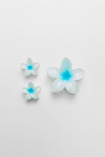 Stradivarius Pack of 3 floral hair clips
