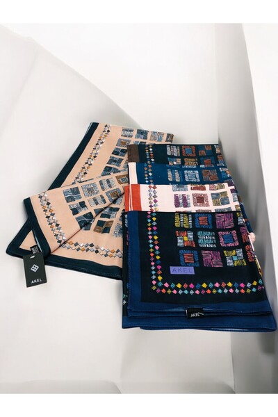 Akel Цифровий м'який шарф, візерунок-1