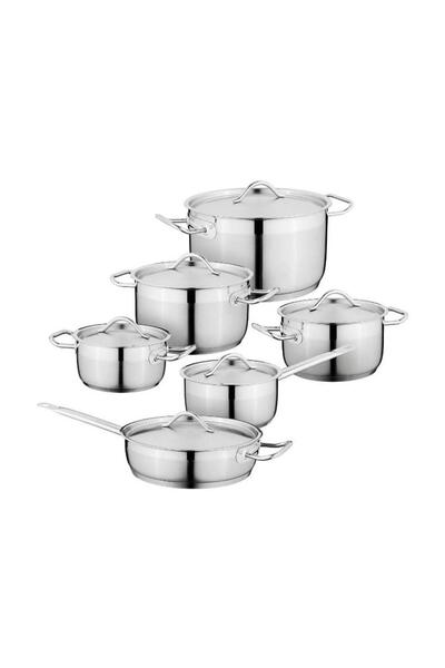 Berghoff Essentials 1112140 Hotel 12'li Paslanmaz Çelik Tencere Seti