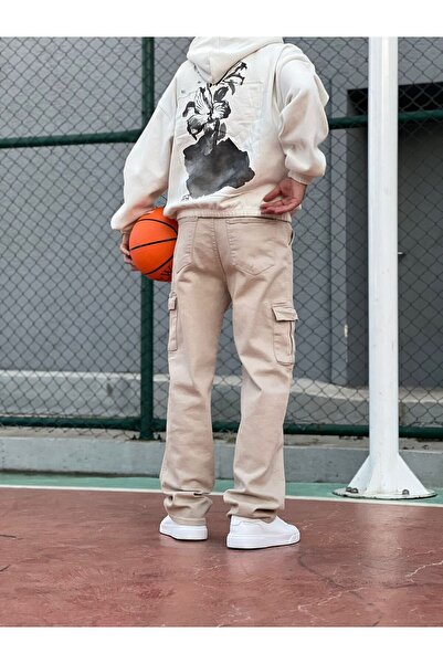 wamoss Comfortable Vintage Cargo Fabric Trousers - Kkb