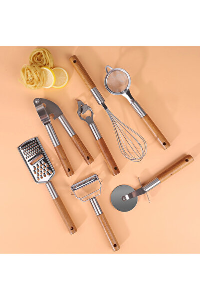 Veliday Davet 7 Parça Mini Servis Takımı- Yemek Hazırlık Seti