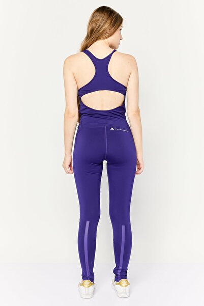 adidas by Stella McCartney Women Sportswear Fit Sleeveless Outdoor Jumpsuits, Blue